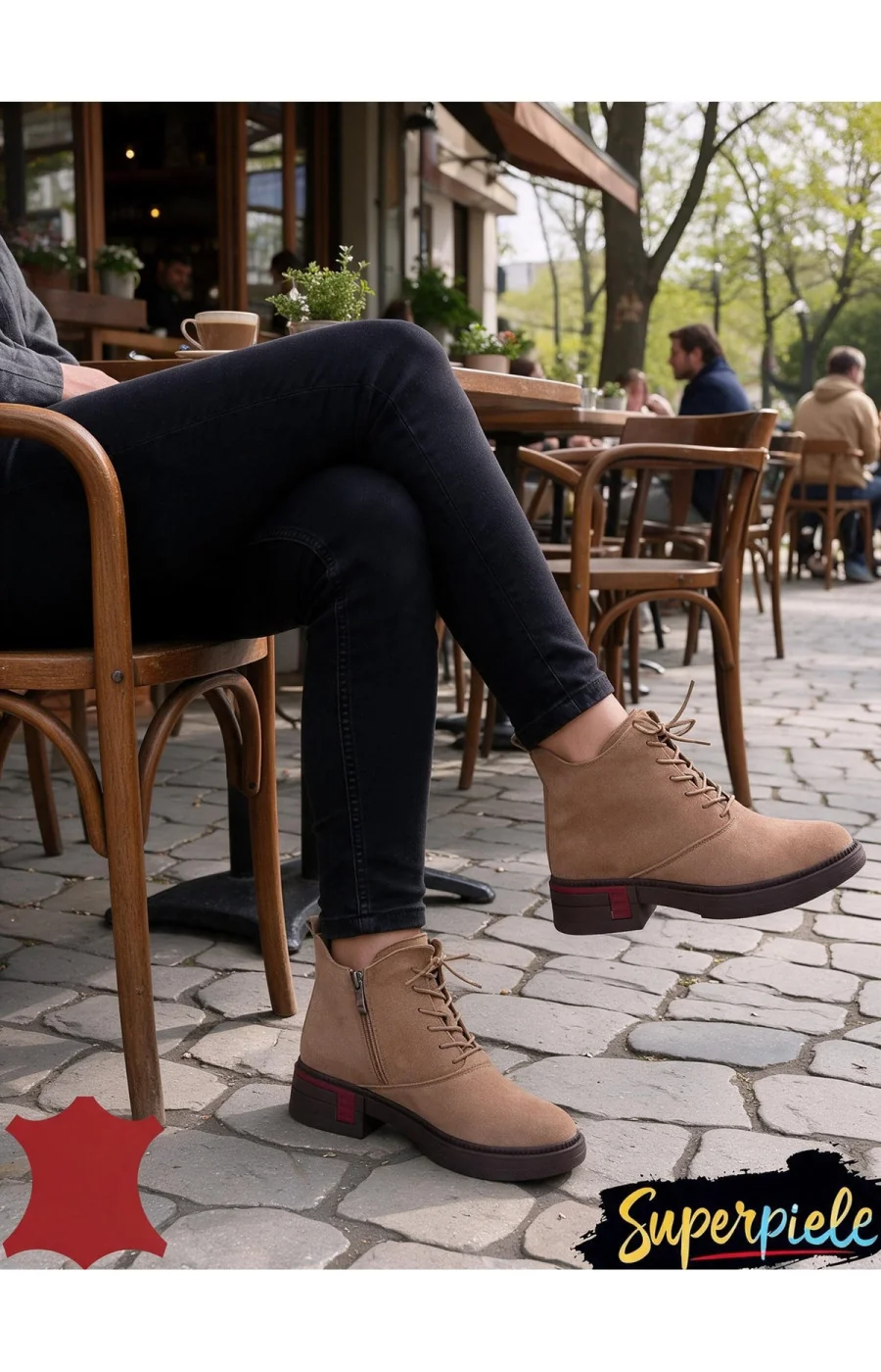 Ghete scurte damă piele naturală căptușite