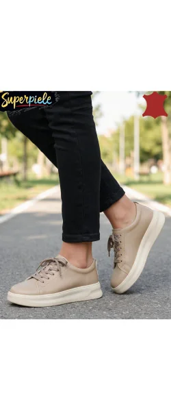 Pantofi Casual Damă din Piele Naturală Cu talpă flexibila