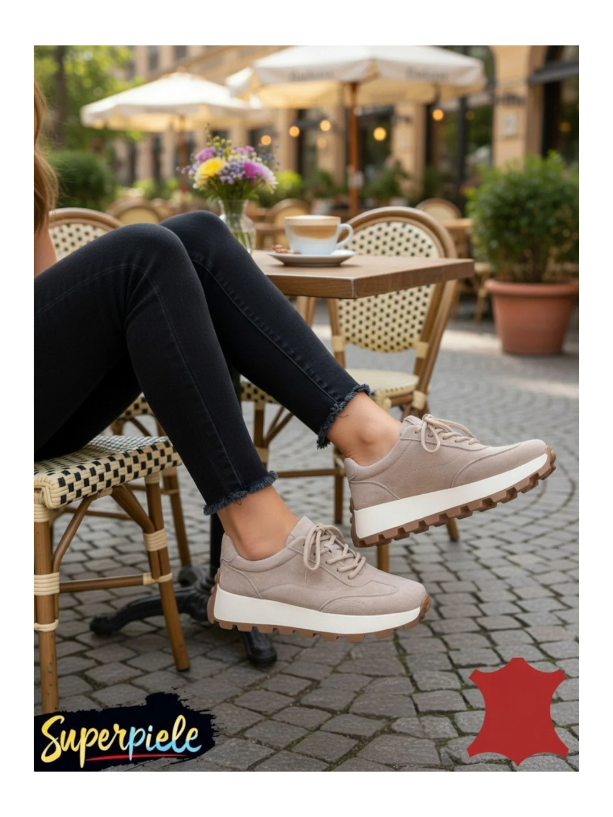 Pantofi casual damă din piele naturală cu talpă antiderapanta