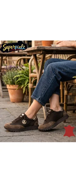 Adidasi damă multicolor din piele naturală cu talpă flexibilă