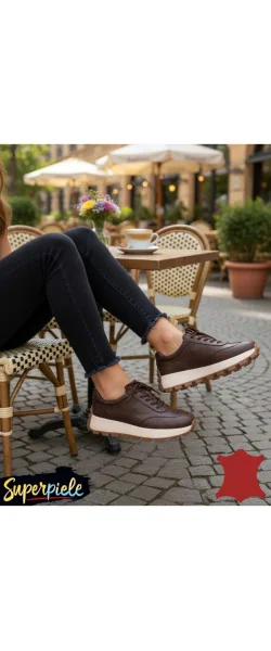 Pantofi casual damă din piele naturală cu talpă antiderapanta