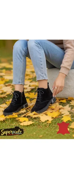 Ghete scurte damă piele naturală căptușite