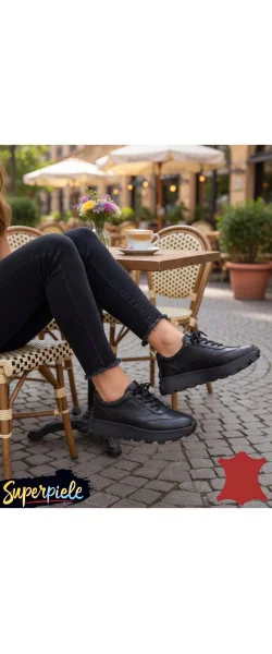 Pantofi casual damă din piele naturală cu talpă antiderapanta