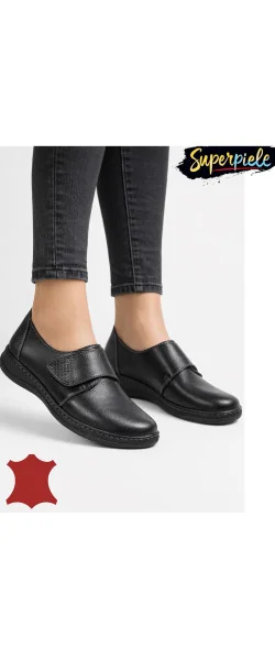 Pantofi dama Cu Bareta Casual din Piele Naturala
