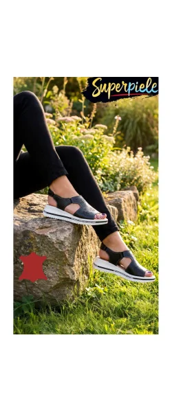 Sandale damă Piele Naturala Cu Broderie Florale