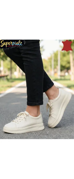Pantofi Casual Damă din Piele Naturală Cu talpă flexibila