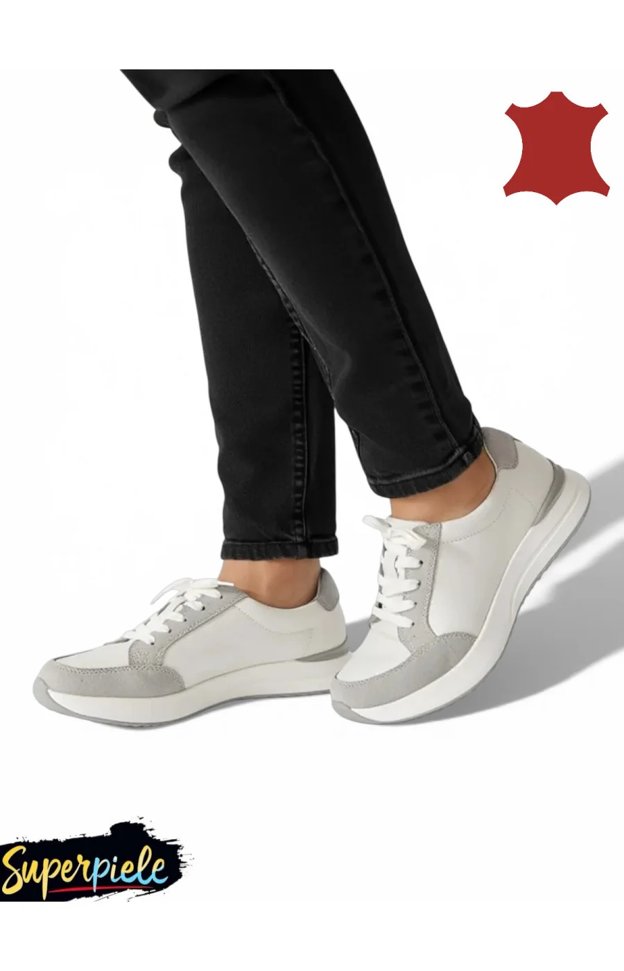 pantofi casual dama din piele naturală cu piele întoarsă ,închidere cu șireturi