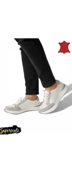pantofi casual dama din piele naturală cu piele întoarsă ,închidere cu șireturi