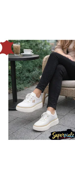 PANTOFI CASUAL DE DAMĂ DIN PIELE CU DETALIU albina