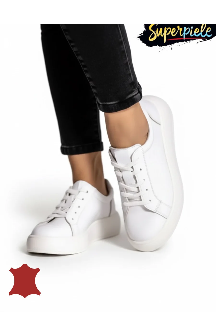 pantofi casual comozi dama piele naturală cu talpa groasa la moda