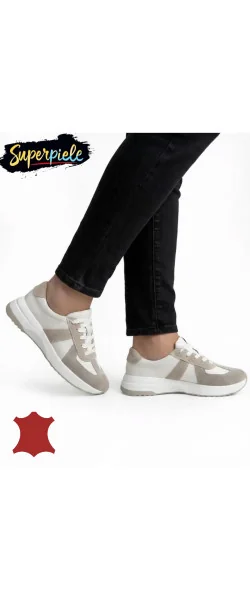 Pantofi casual damă din piele naturală întoarsă cu piele naturală