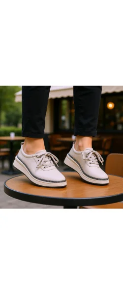Pantofi casual dama piele naturala cu varf rotund si talpa flexibila