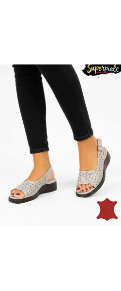 Sandale damă din piele naturală – casual, comode și versatile