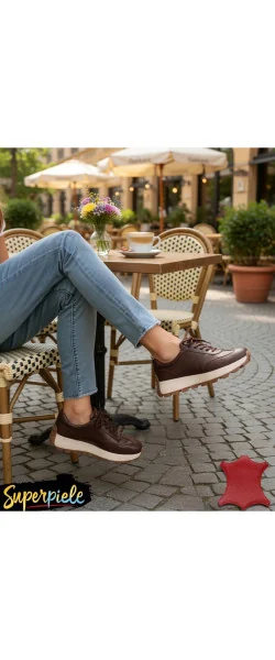 Pantofi casual damă din piele naturală cu talpă antiderapanta