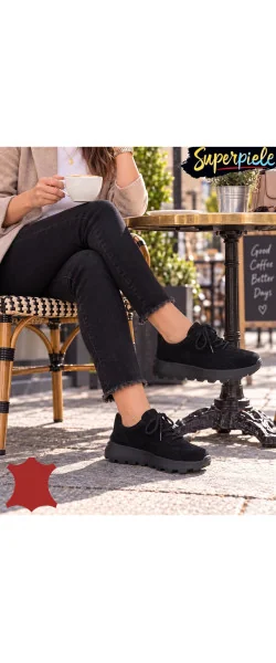 Pantofi casual damă din piele naturală cu talpă antiderapanta