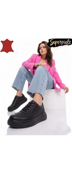 pantofi sport casual , confecționați din piele naturală de înaltă calitate