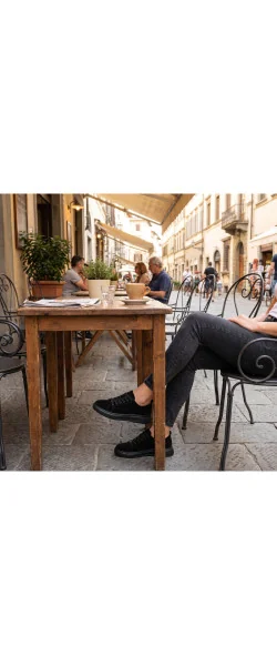 Sneakers dama realizați idin piele naturală, concepuți pentru confort zilnic
