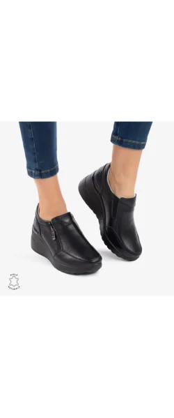 Women's Casual Leather Shoes Black