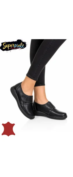 Pantofi dama Cu Bareta Casual din Piele Naturala