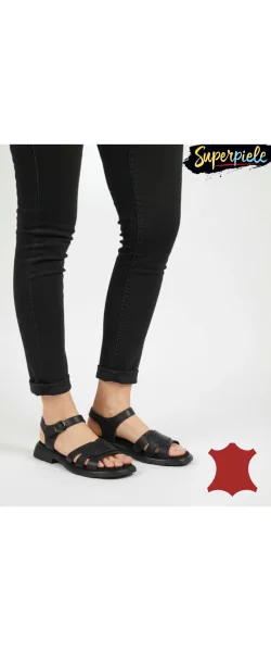 Sandale damă piele naturală , închidere cu cataramă