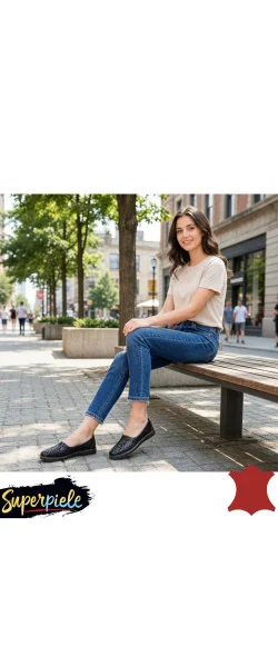 Balerini damă piele naturală moale cu talpă joasă flexibilă