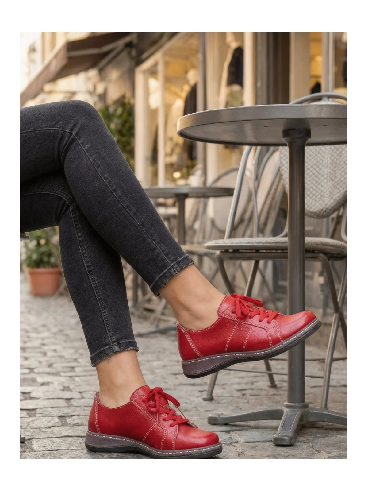 Pantofi casual din piele naturală
