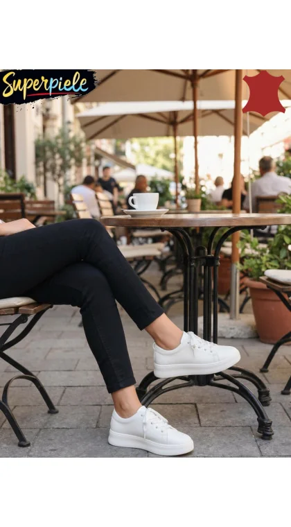Pantofi Casual Damă din Piele Naturală Cu talpă flexibila