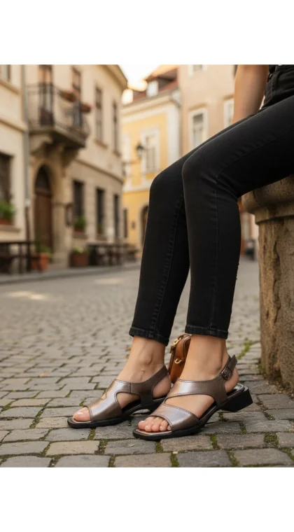 Sandale damă piele naturală handmade calitate premium