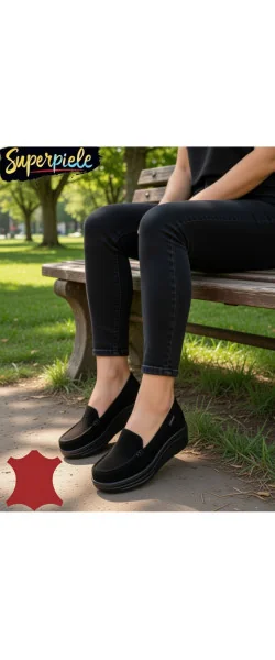 mocasini casual perforați cu talpă ușoară